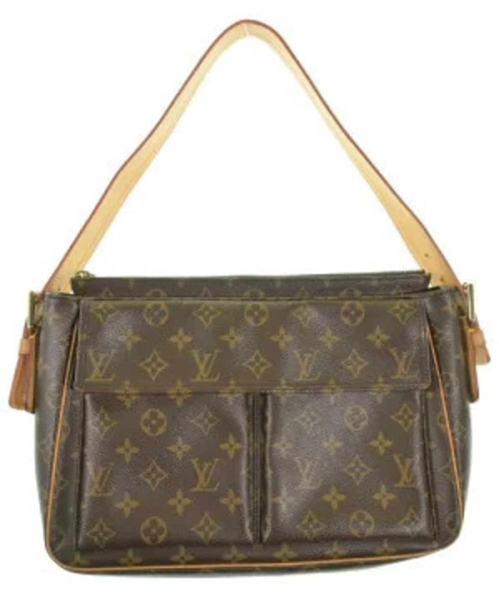 Louis Vuitton Viva Cite Handbag Brown All over